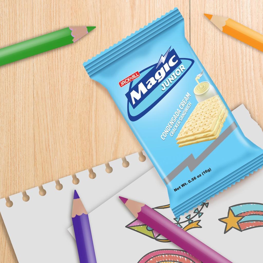 Magic Junior cracker Condensada Cream Filling - 16gx10 Packs - Pinoyhyper