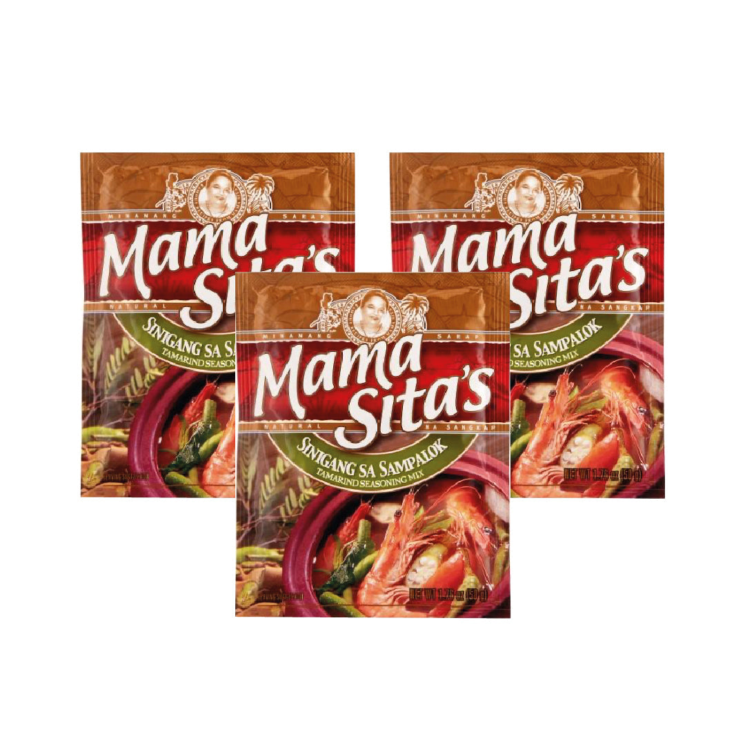 Mama Sita's Sinigang Sa Sampalok Tamarind Seasoning Mix 50gm x 3 Pcs