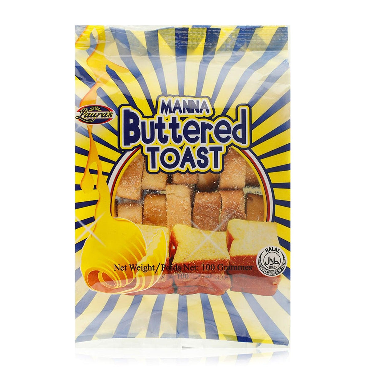 Manna Buttered Toast 100g (Small) - Lauras - Pinoyhyper
