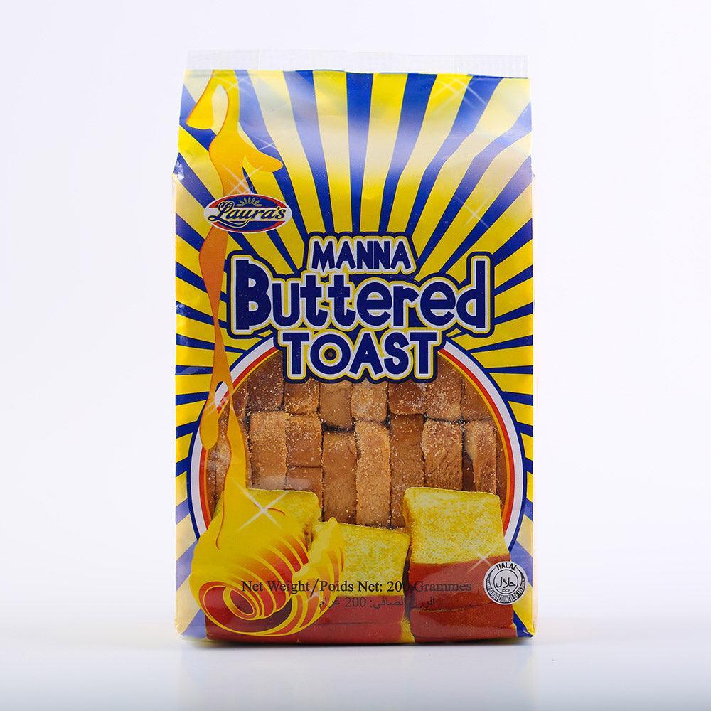 Buttered Manna Buttered Toast 200g - Lauras – Sige Mart UAE