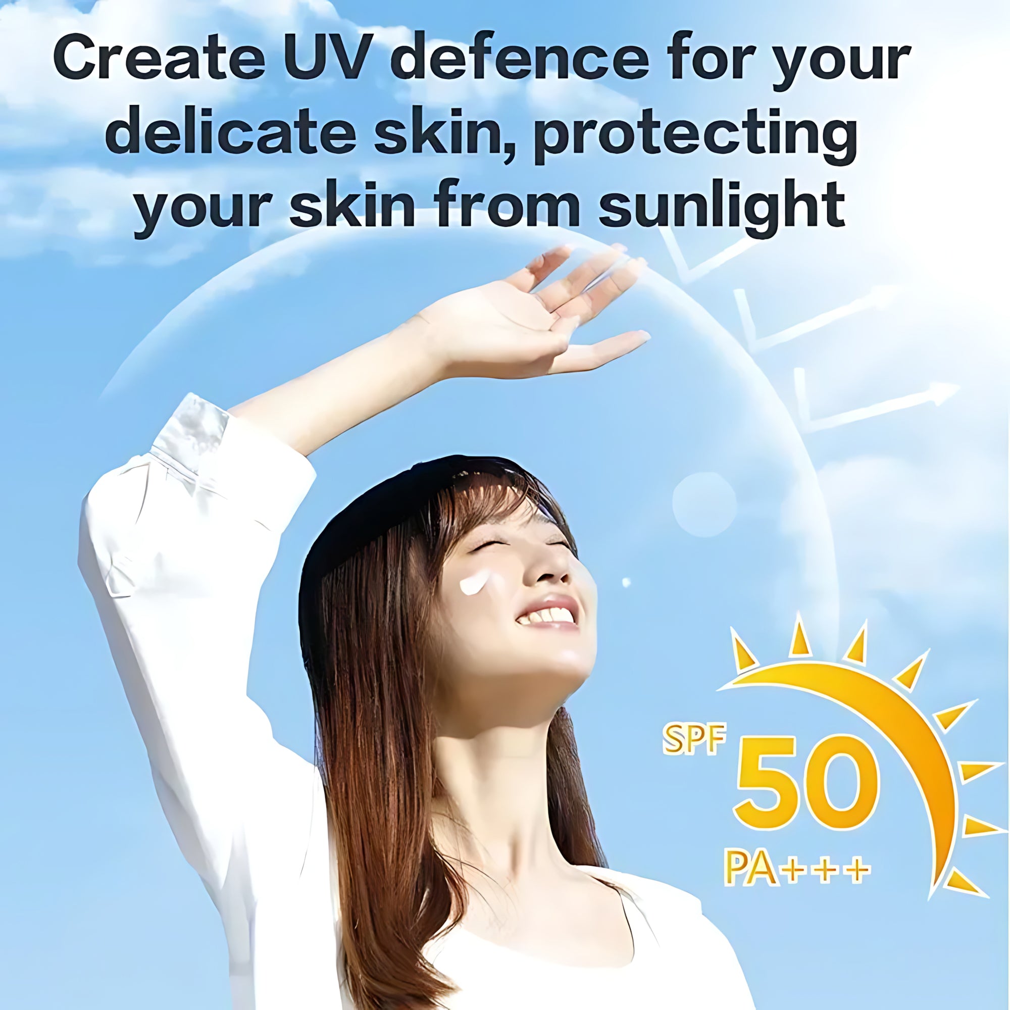 Saludent Brightening Sakura Brightening Glowing Cream SPF50 PA+++ – 100g