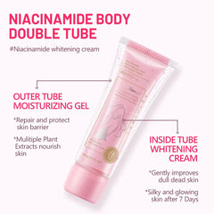 Disaar Niacinamide Body Double Tube Whitening Cream – 100g