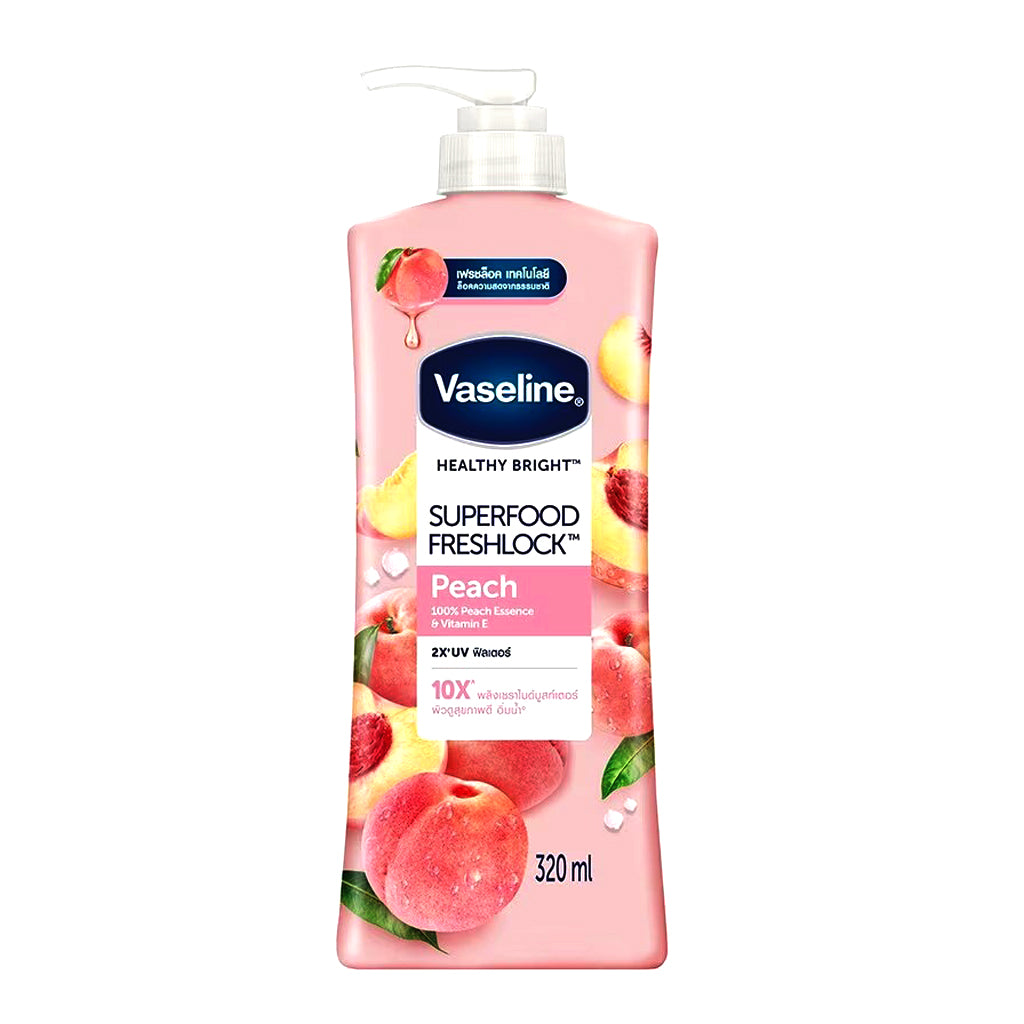 Vaseline Healthy Bright Superfood Freshlock Peach Body Lotion – 320ml