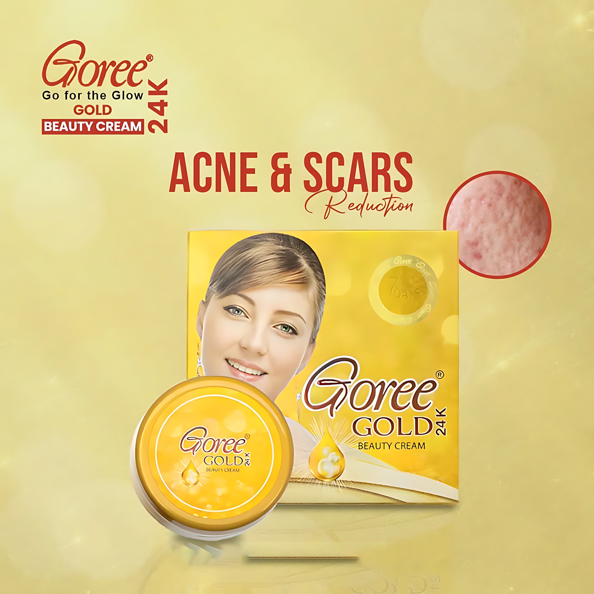Goree Gold 24k Beauty Cream - 17gm