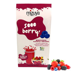 Mizuya Sooo Berry! Berrylicious Acai Berry + Chia Seeds Mixed Berries - 21g × 10 Sachets