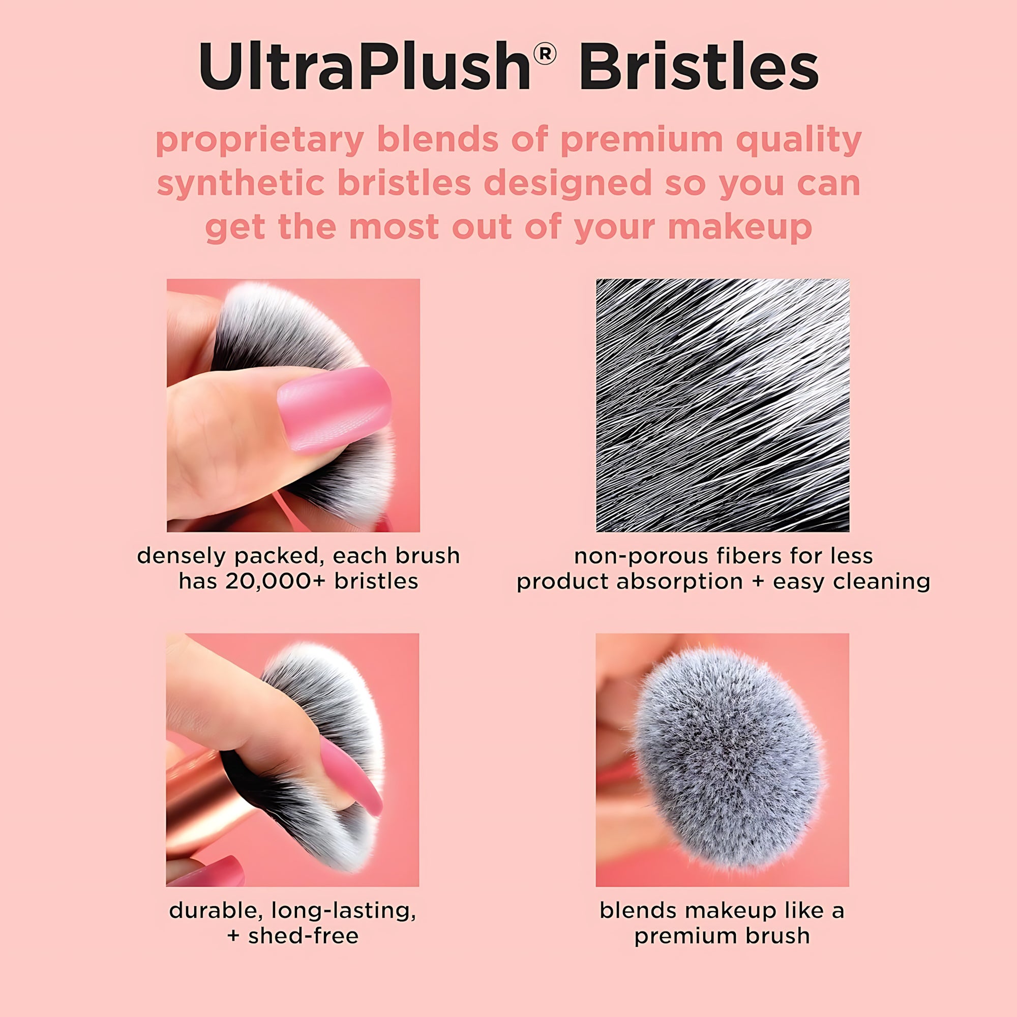 Real Techniques Everyday Essentials Makeup Brush Set