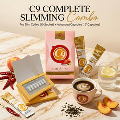 C-Nine Complete (C9 Capsule + C9 Coffee) Slimming Combo + FREE Coffee Mug Set