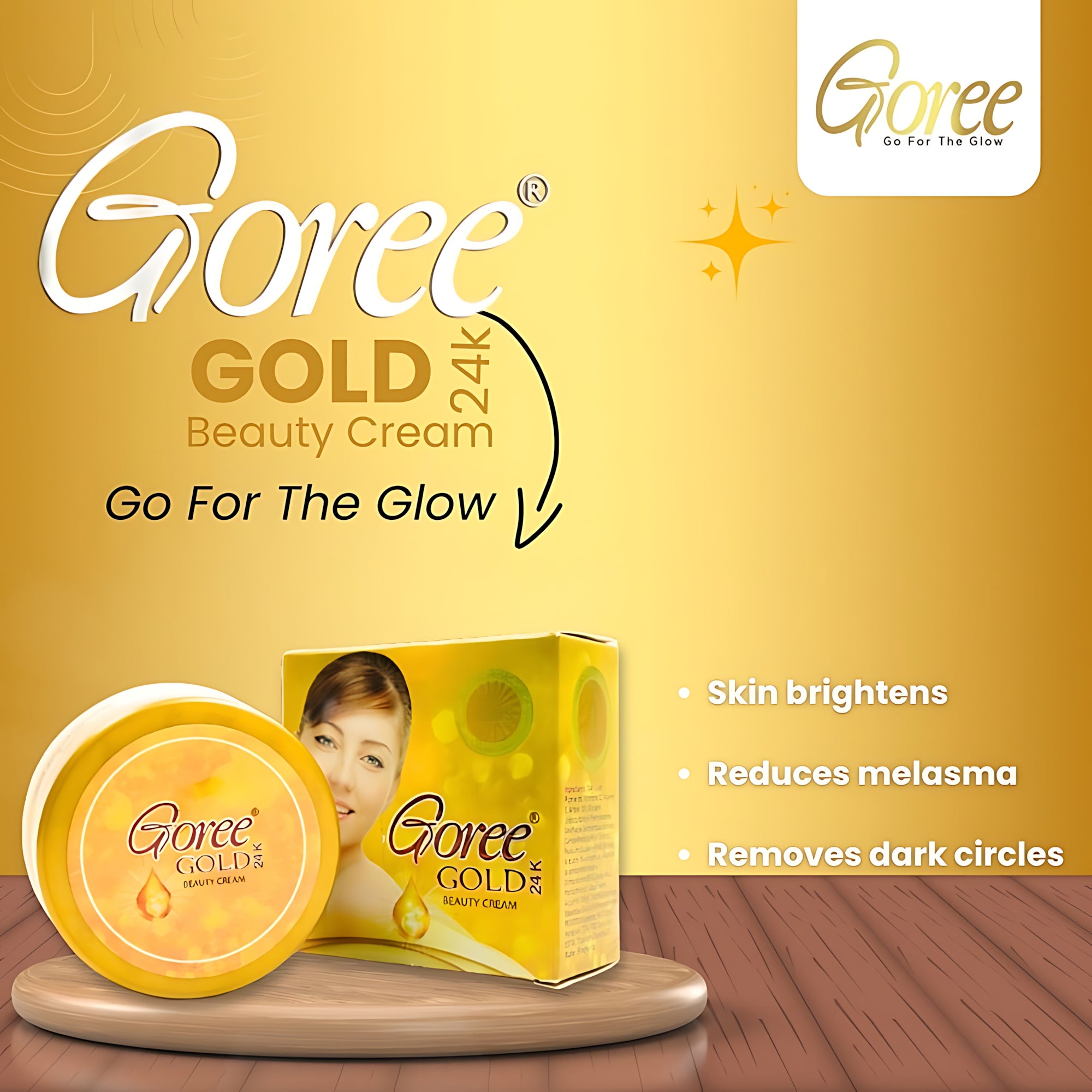Goree Gold 24k Beauty Cream - 17gm