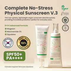 AXIS-Y Complete No-Stress Physical Sunscreen SPF50+ PA++++ Ver.3 - 50ml