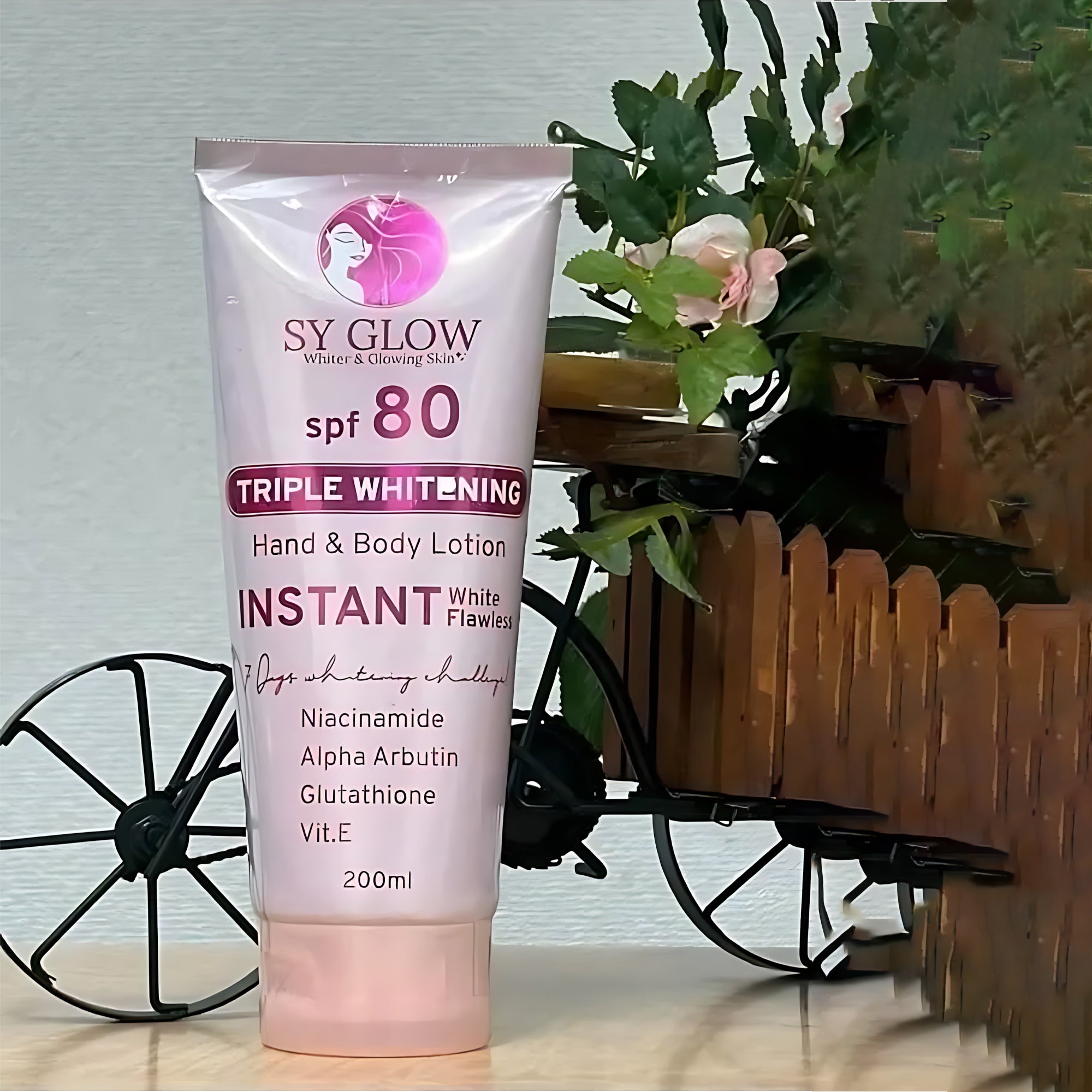 SY Glow Triple Whitening Hand & Body Lotion SPF 80 - 200ml