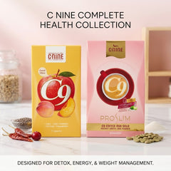 C-Nine Complete (C9 Capsule + C9 Coffee) Slimming Combo + FREE Coffee Mug Set