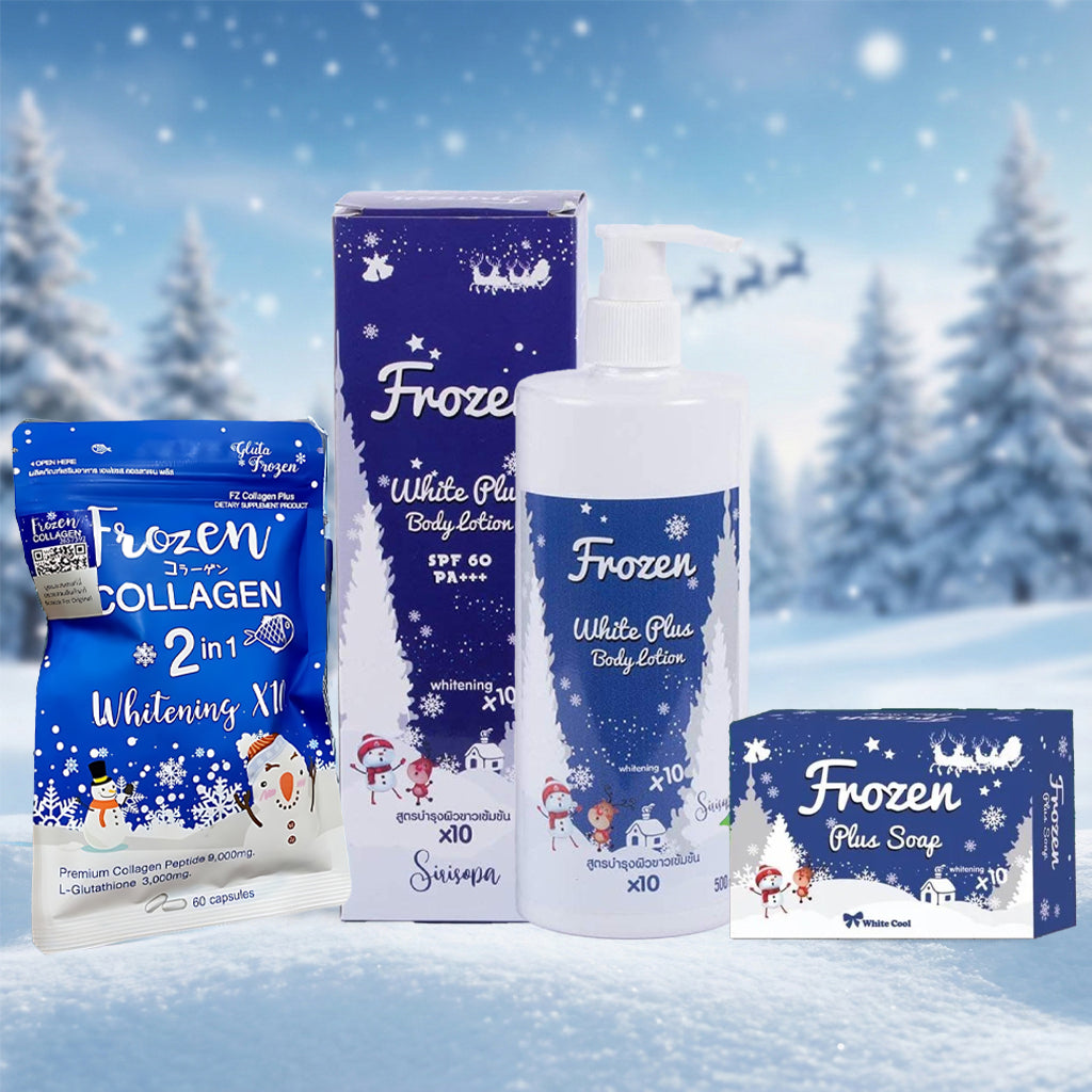 Frozen Plus Whitening X10 Complete Glow Combo Pack