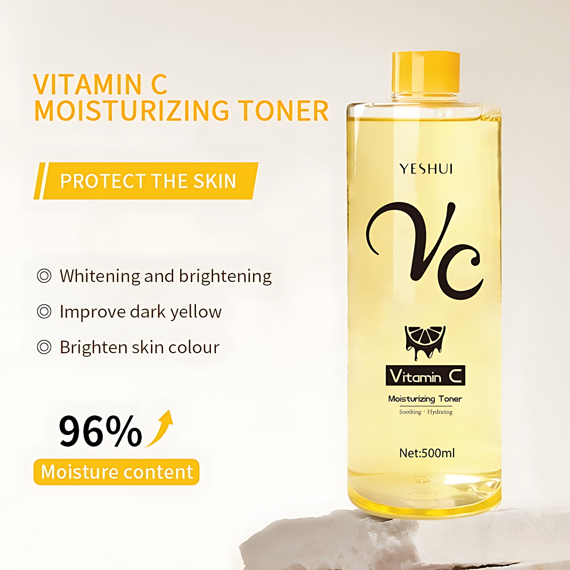 YESHUI VC Vitamin C Moisturizing Toner – 500ML