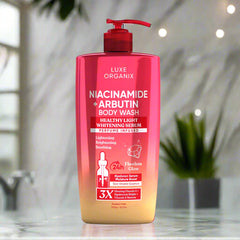 Luxe Organix Niacinamide + Arbutin (Healthy Light Whitening Serum) Body Wash - 1000ml