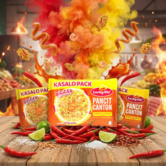 Lucky Me! Pancit Canton Sweet & Spicy KASALO Pack - 120g (3 Pcs Combo)