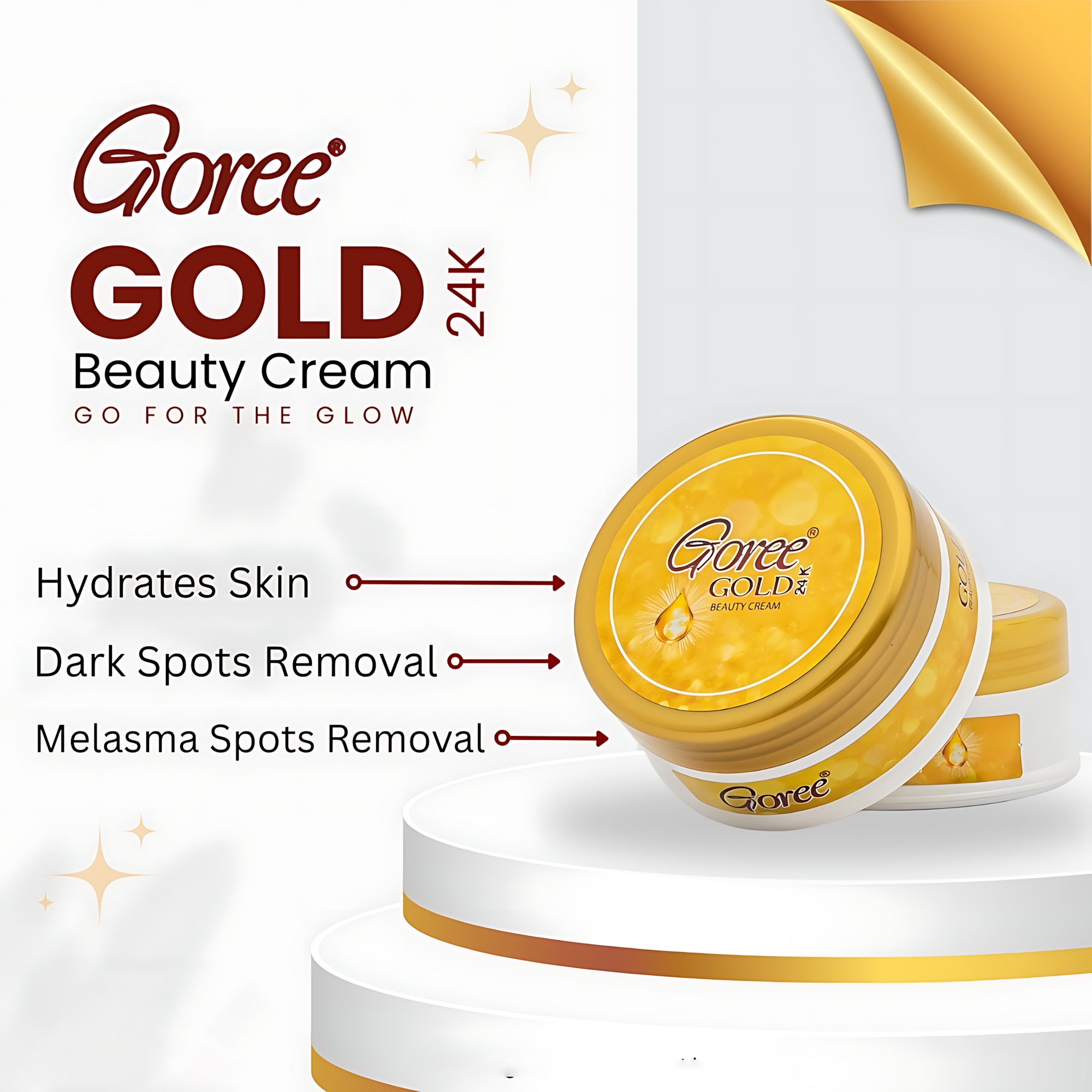Goree Gold 24k Beauty Cream - 17gm