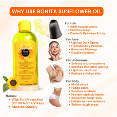 Bonita Sunflower Collagen Firming Body Oil SPF30 – 100ml