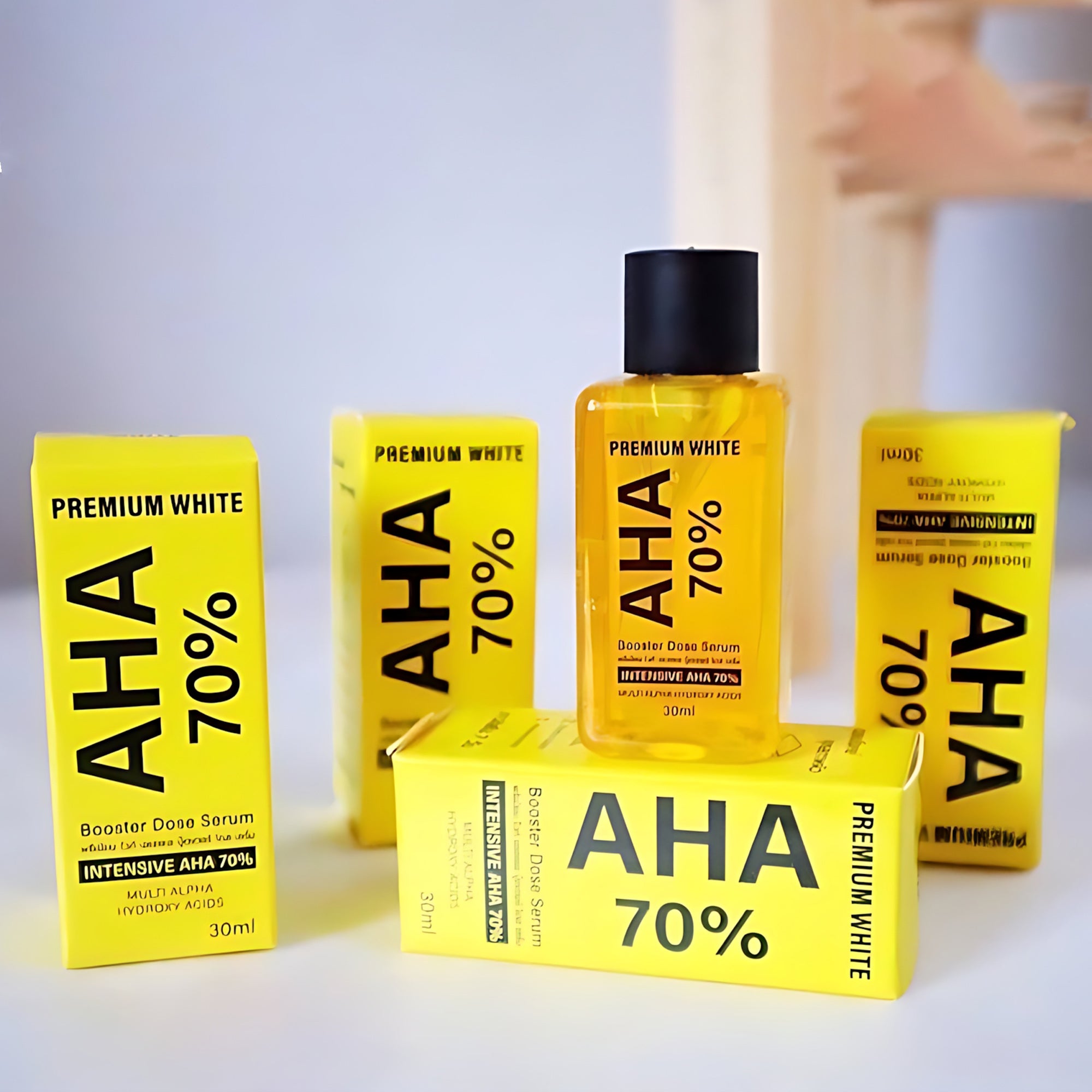 Premium White AHA 70% Booster Dose Serum – 30ml
