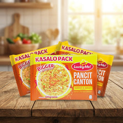 Lucky Me! Pancit Canton Sweet & Spicy KASALO Pack - 120g (3 Pcs Combo)