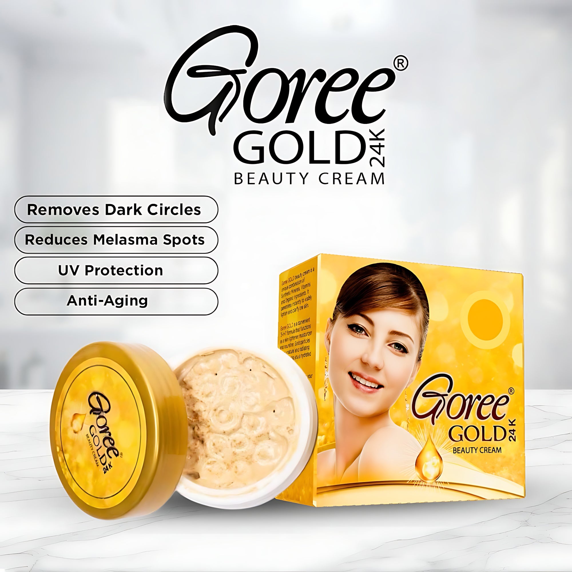 Goree Gold 24k Beauty Cream - 17gm