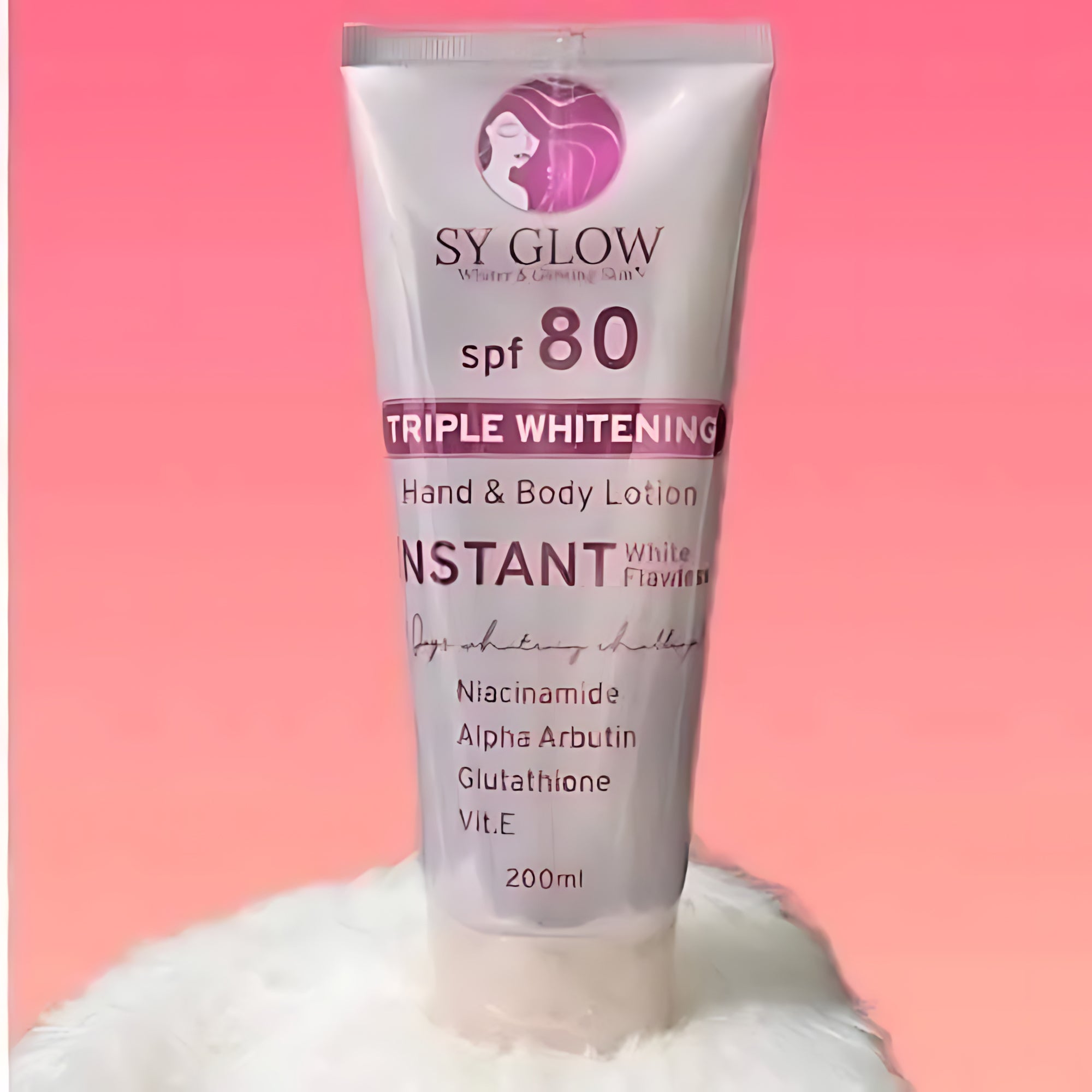 SY Glow Triple Whitening Hand & Body Lotion SPF 80 - 200ml