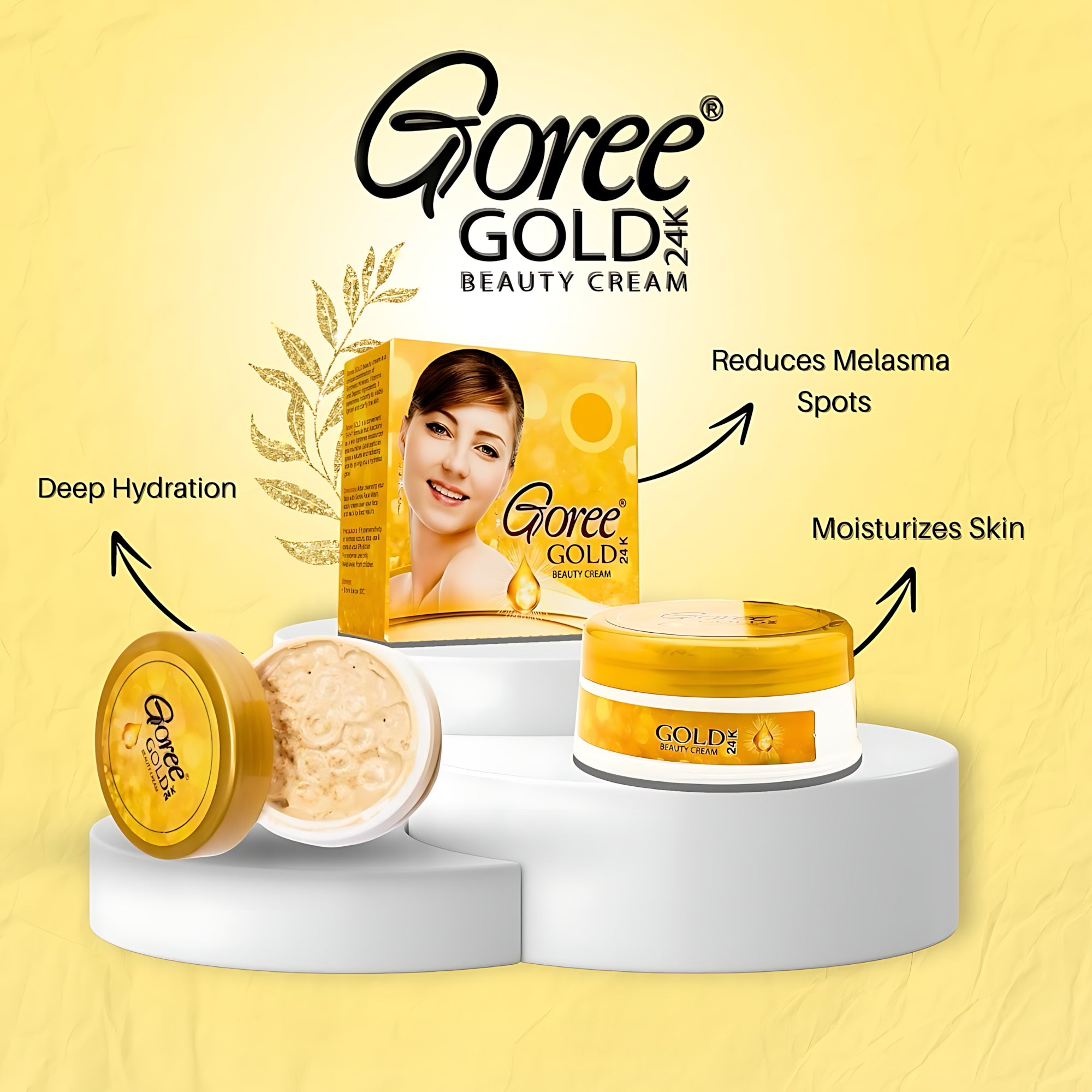 Goree Gold 24k Beauty Cream - 17gm