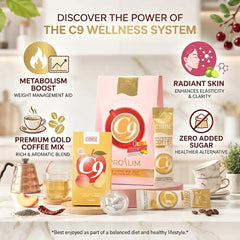 C-Nine Complete (C9 Capsule + C9 Coffee) Slimming Combo + FREE Coffee Mug Set