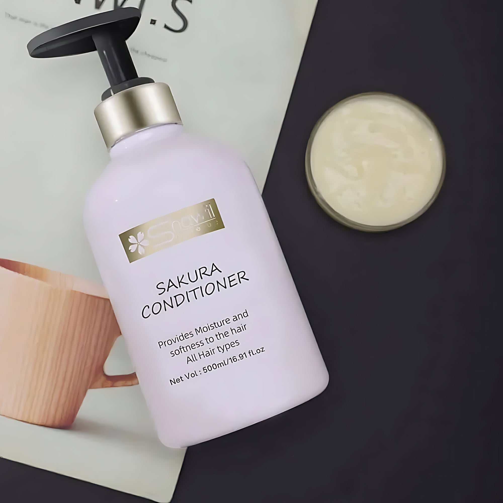 Shawill Sakura Conditioner – Moisture & Softness for All Hair Types (500ml)