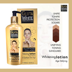 Gluta White Glutathione & Collagen Brightening Body Lotion – 500ml