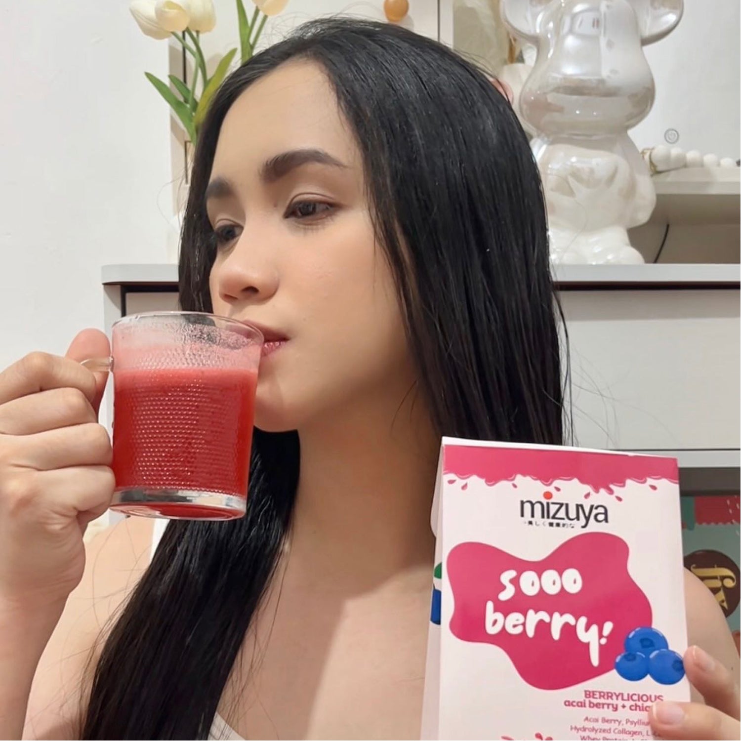 Mizuya Sooo Berry! Berrylicious Acai Berry + Chia Seeds Mixed Berries - 21g × 10 Sachets