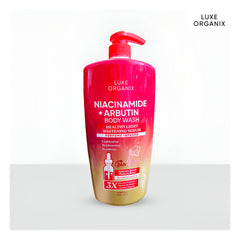 Luxe Organix Niacinamide + Arbutin (Healthy Light Whitening Serum) Body Wash - 1000ml