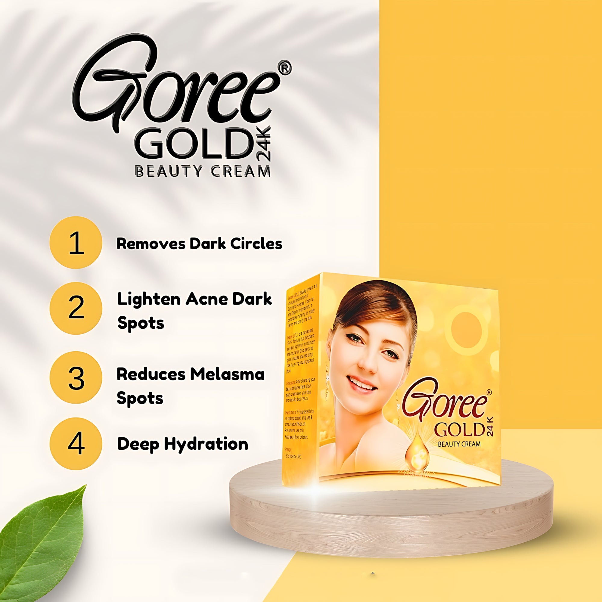 Goree Gold 24k Beauty Cream - 17gm