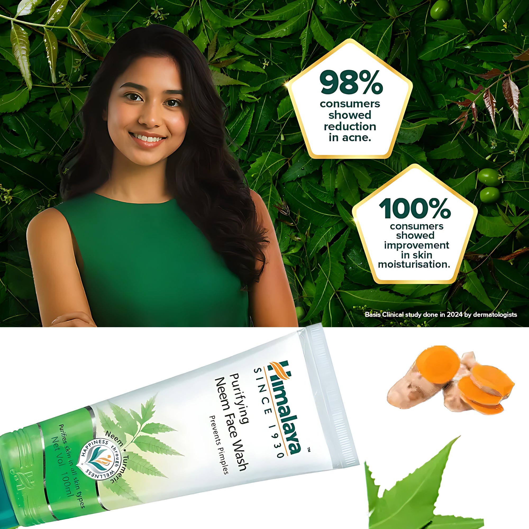 Himalaya Purifying Neem Face Wash – 100ml