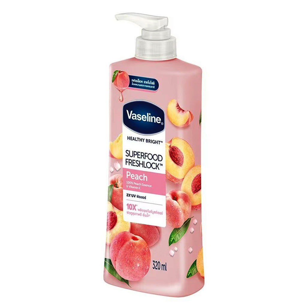 Vaseline Healthy Bright Superfood Freshlock Peach Body Lotion – 320ml