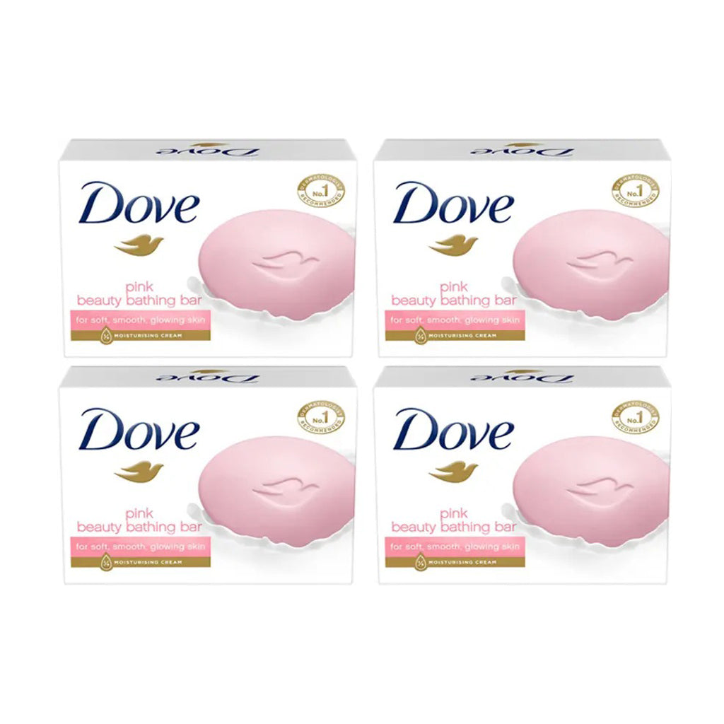 Dove Pink Beauty Bar Soap – 125g (Pack of 4)