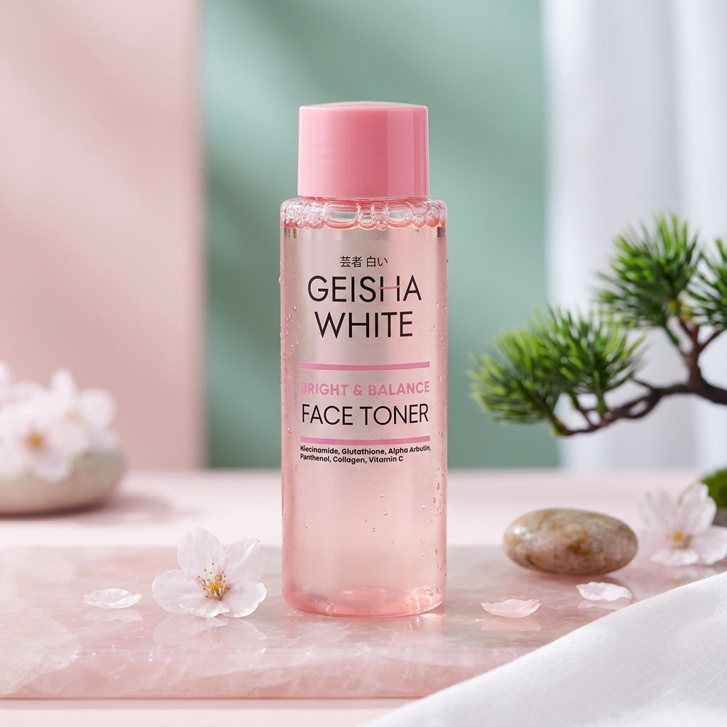 Geisha White Bright & Balance Face Toner - 100ml