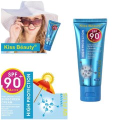 Kiss Beauty Hyaluronic Acid Sunscreen Cream SPF 90+ PA+++ - 60ml