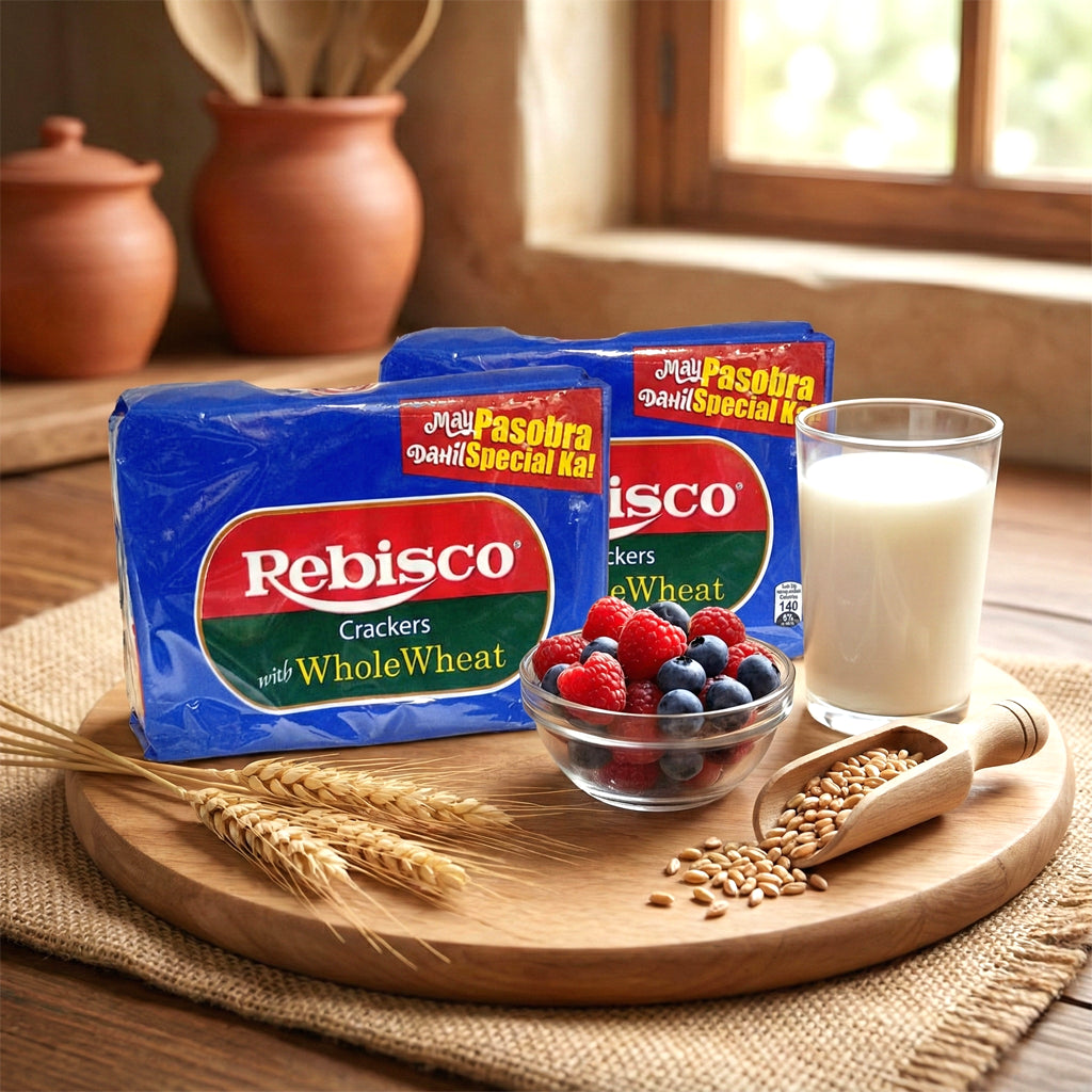 Rebisco Crackers Whole Wheat - 320g (Buy 1 Get 1 Offer)