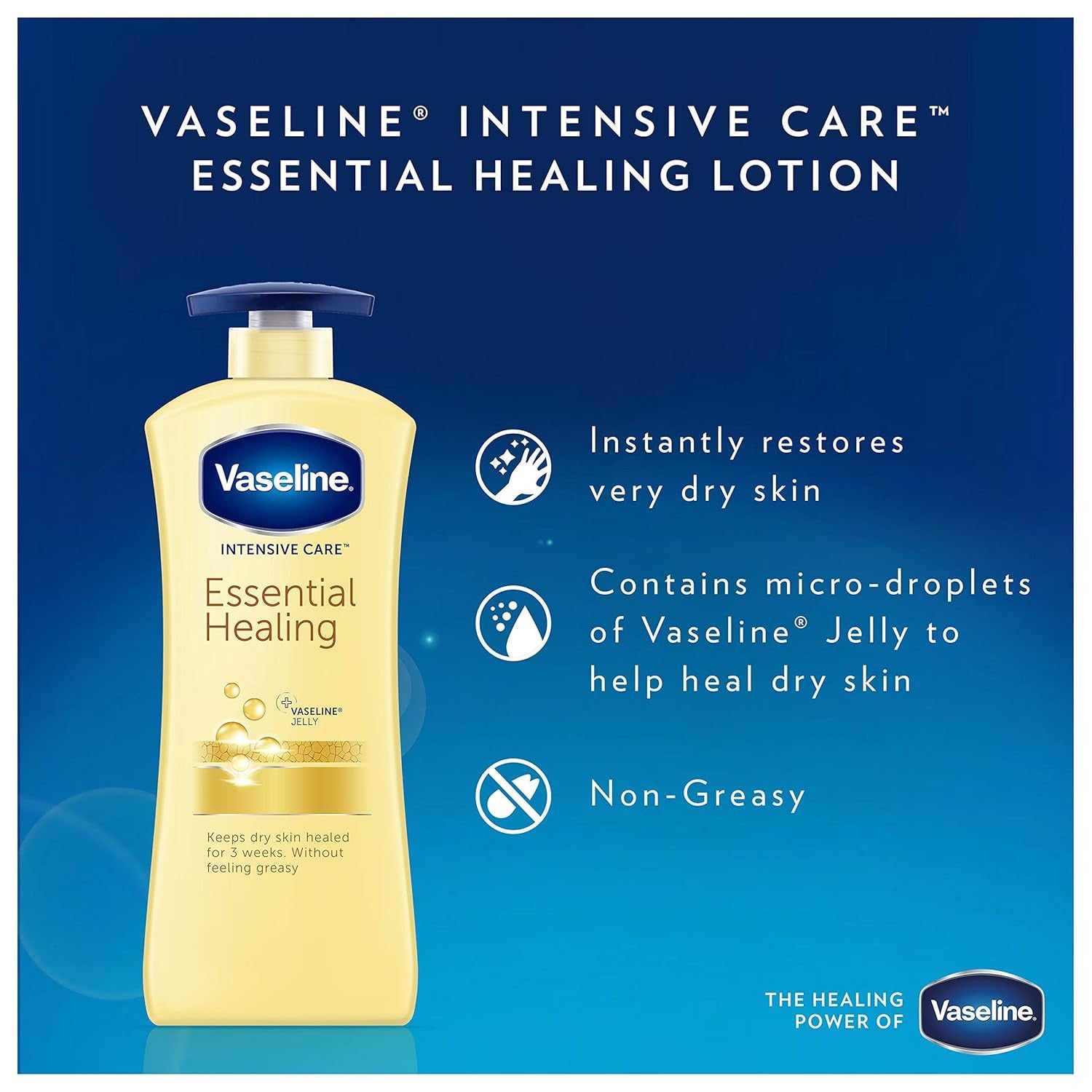 Vaseline Intensive Care Essential Healing Body Lotion – 725ml