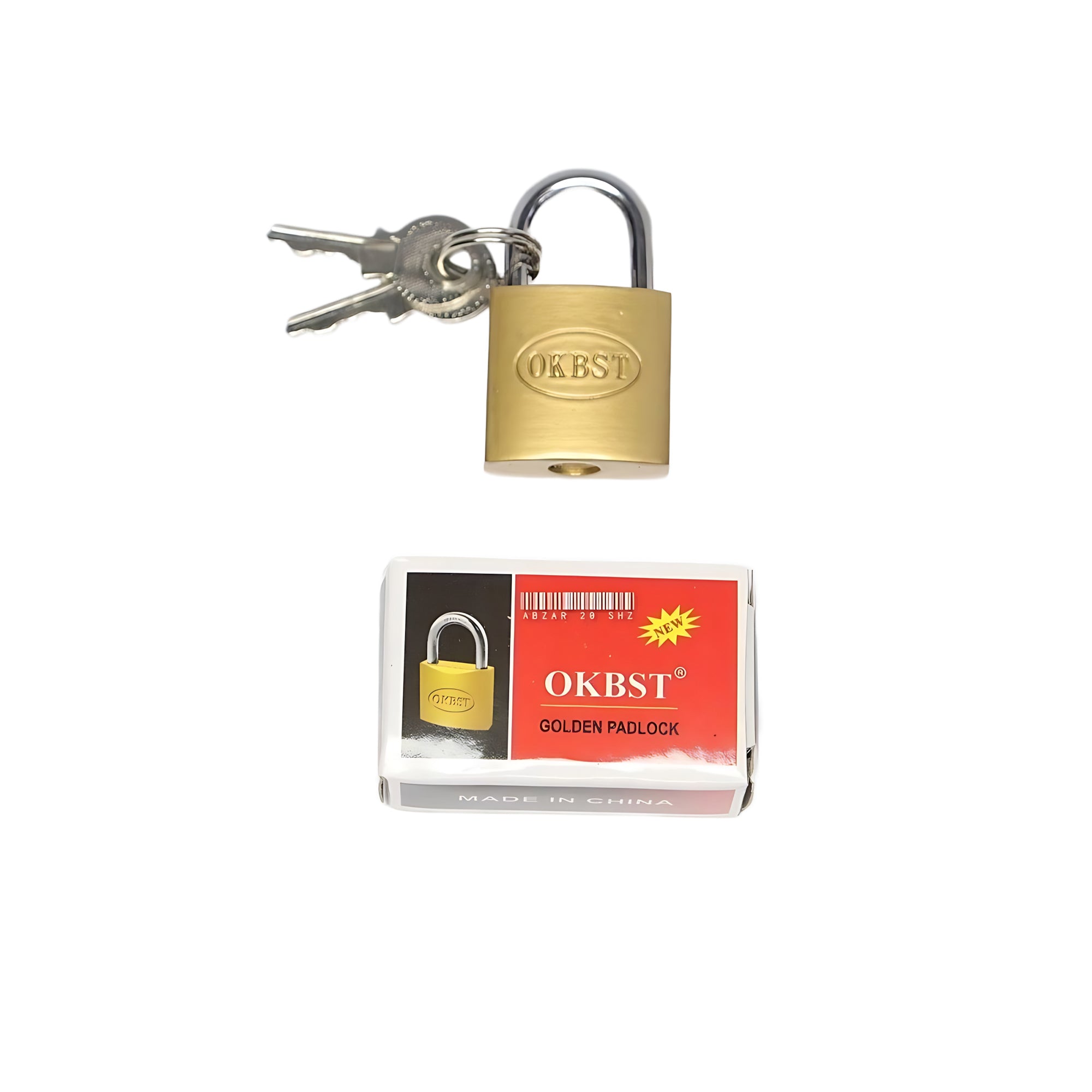 OKBST Golden Padlock – 20mm