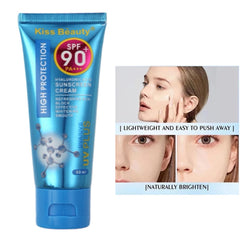 Kiss Beauty Hyaluronic Acid Sunscreen Cream SPF 90+ PA+++ - 60ml
