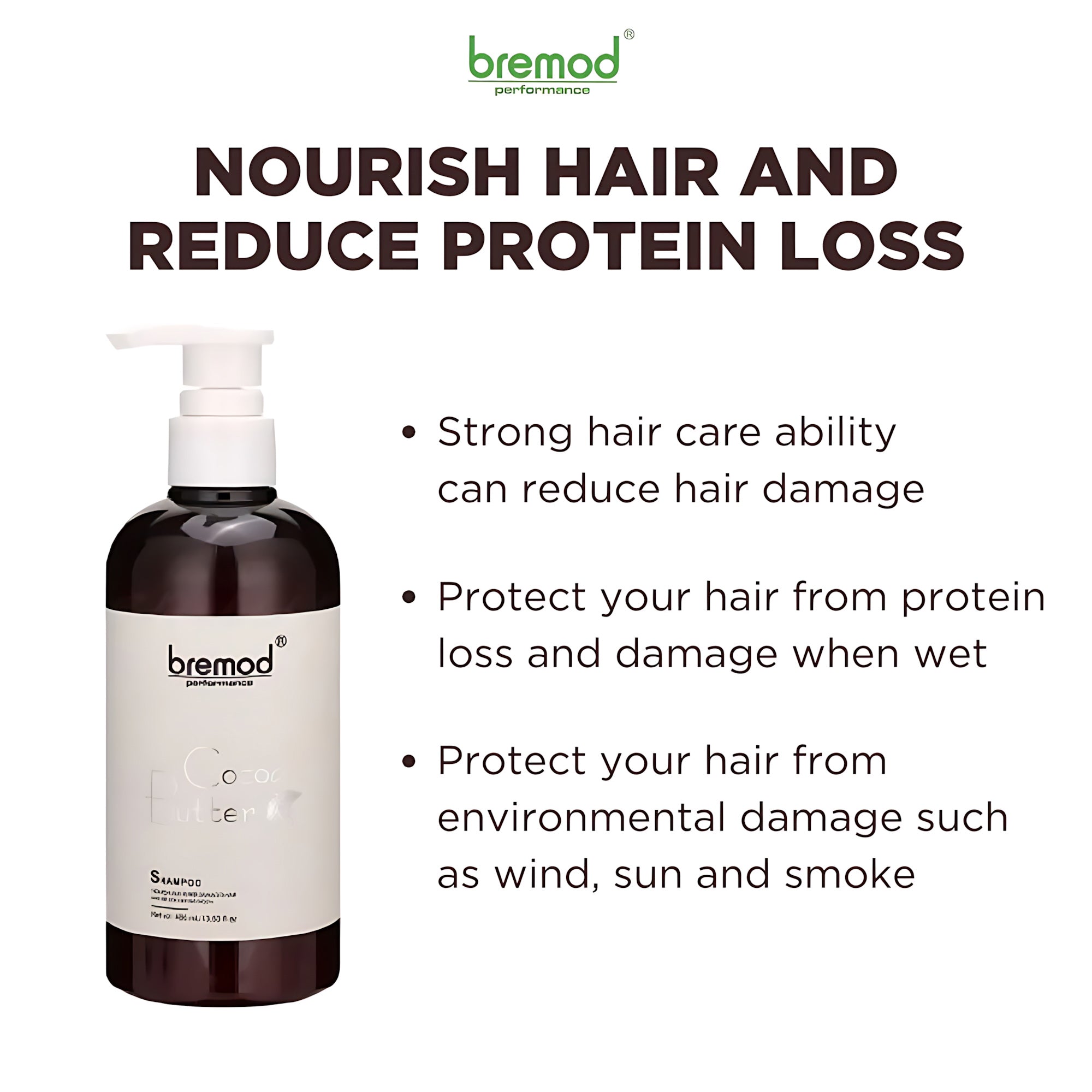 Bremod Cocoa Butter Shampoo - 400ml
