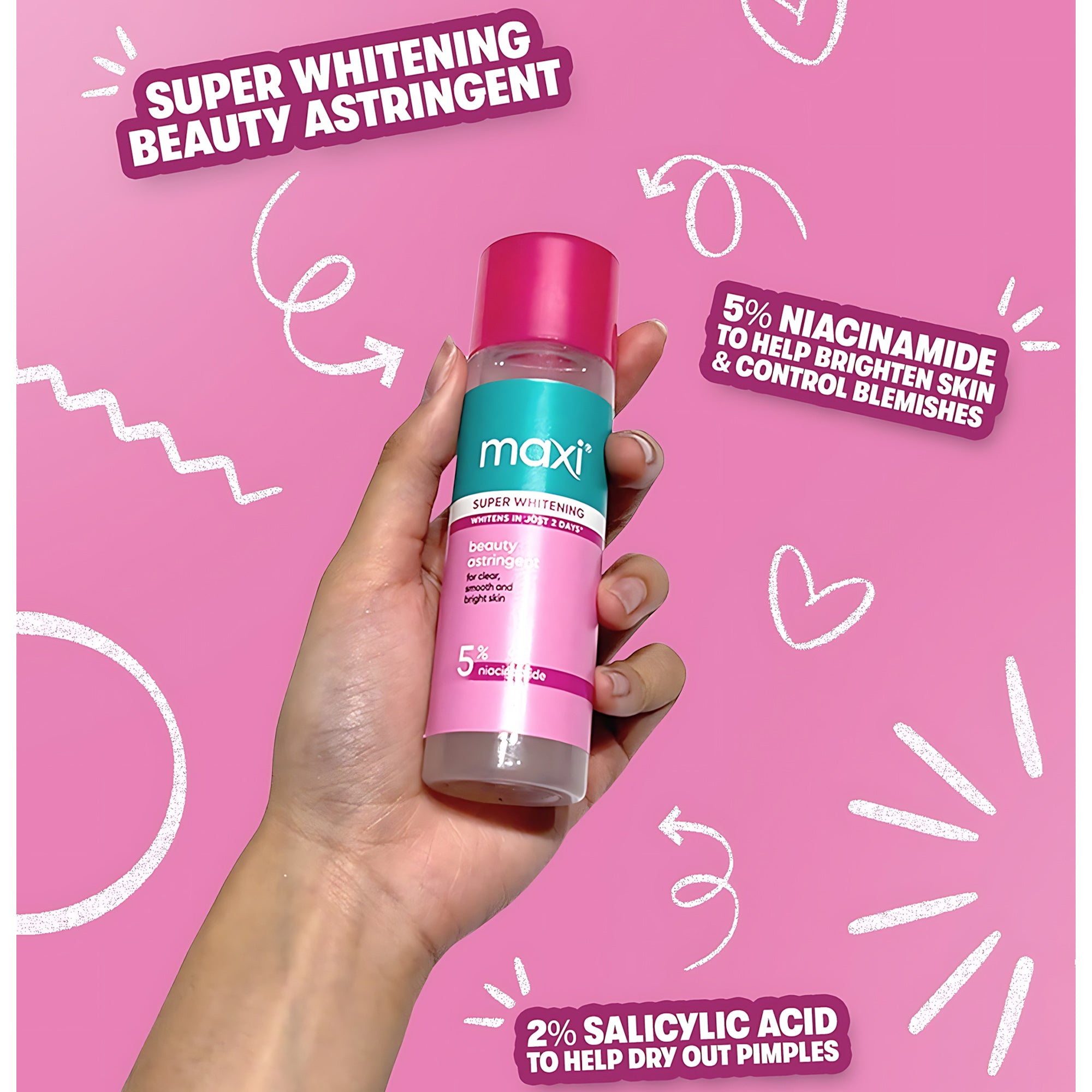 Maxi Super Brightening Beauty Astringent – 100ml