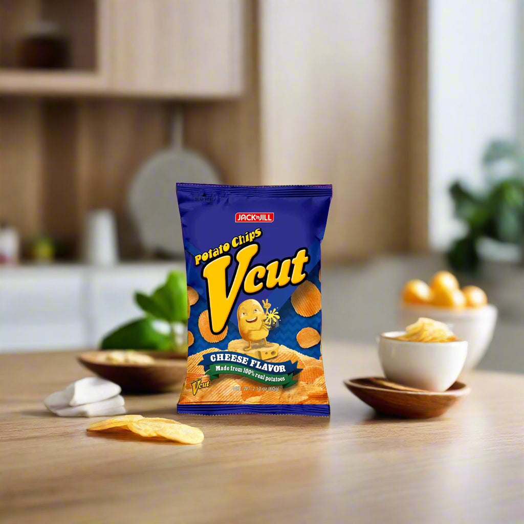 Jack 'n Jill V-Cut Potato Chips Cheese Flavor – 60g