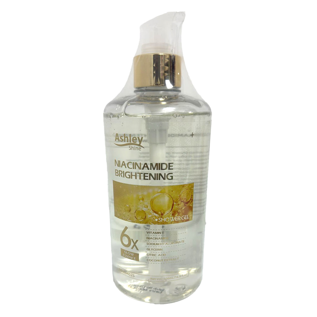Ashley Shine Niacinamide Brightening 6x Glow Essence Shower Gel – 500ml