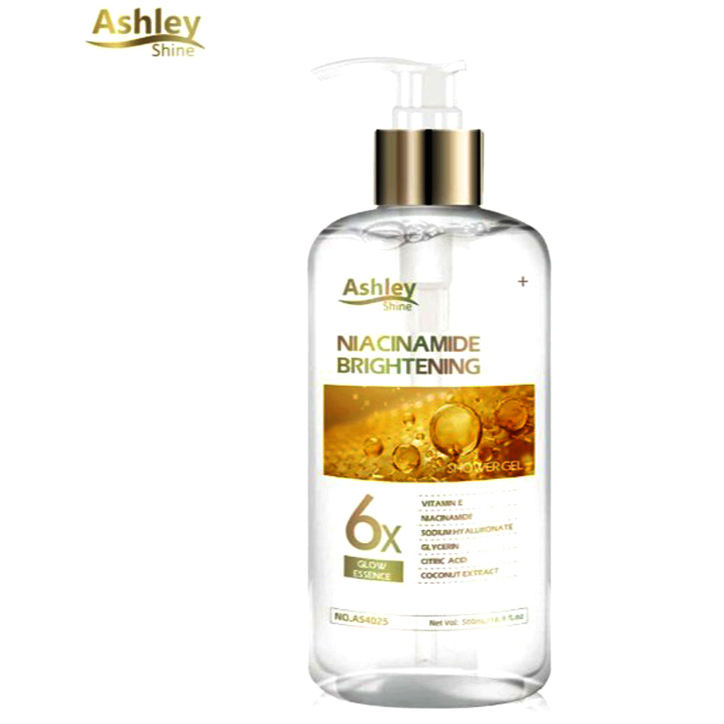 Ashley Shine Niacinamide Brightening 6x Glow Essence Shower Gel – 500ml