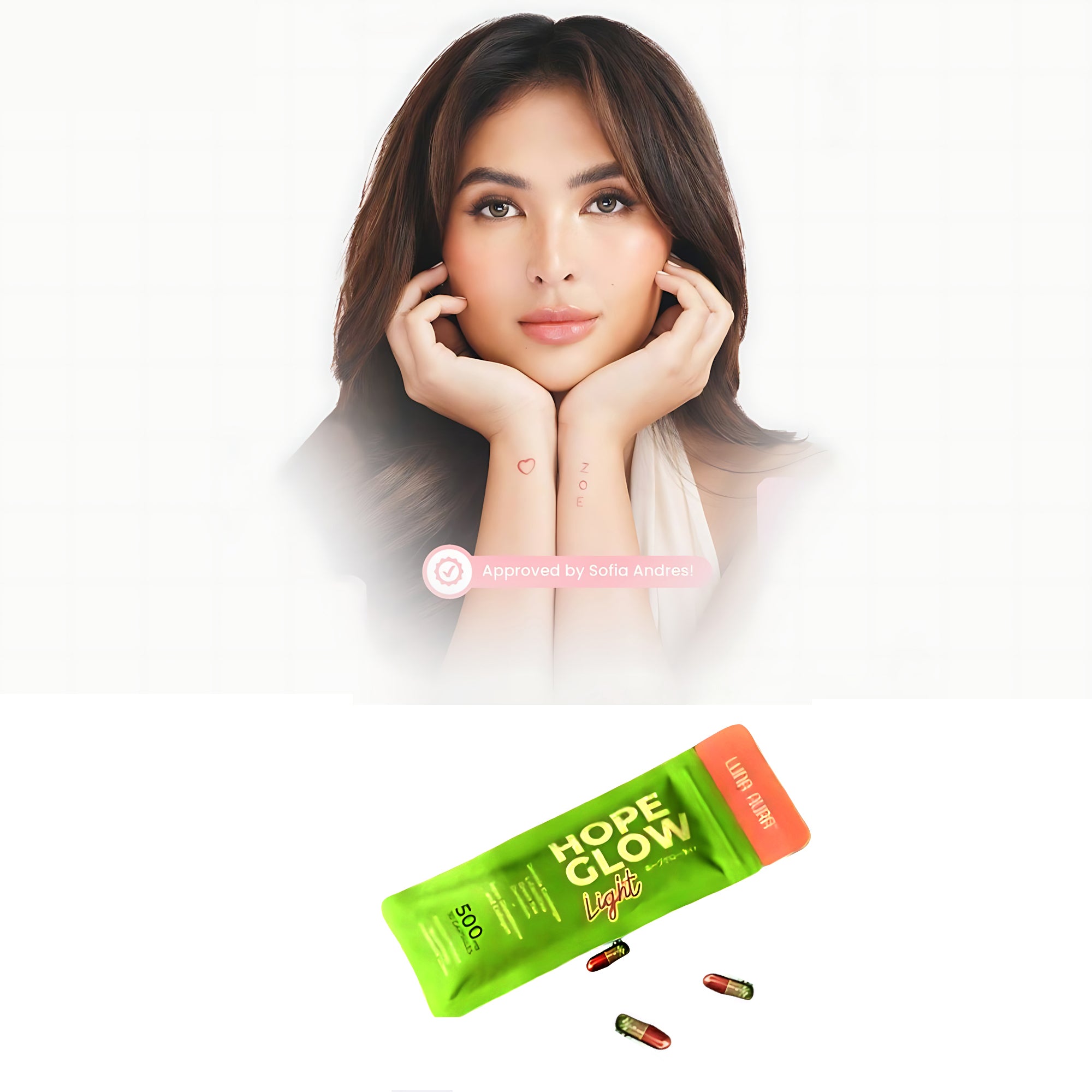 Luna Aura Hope Glow Light – 500mg (30 Capsules)