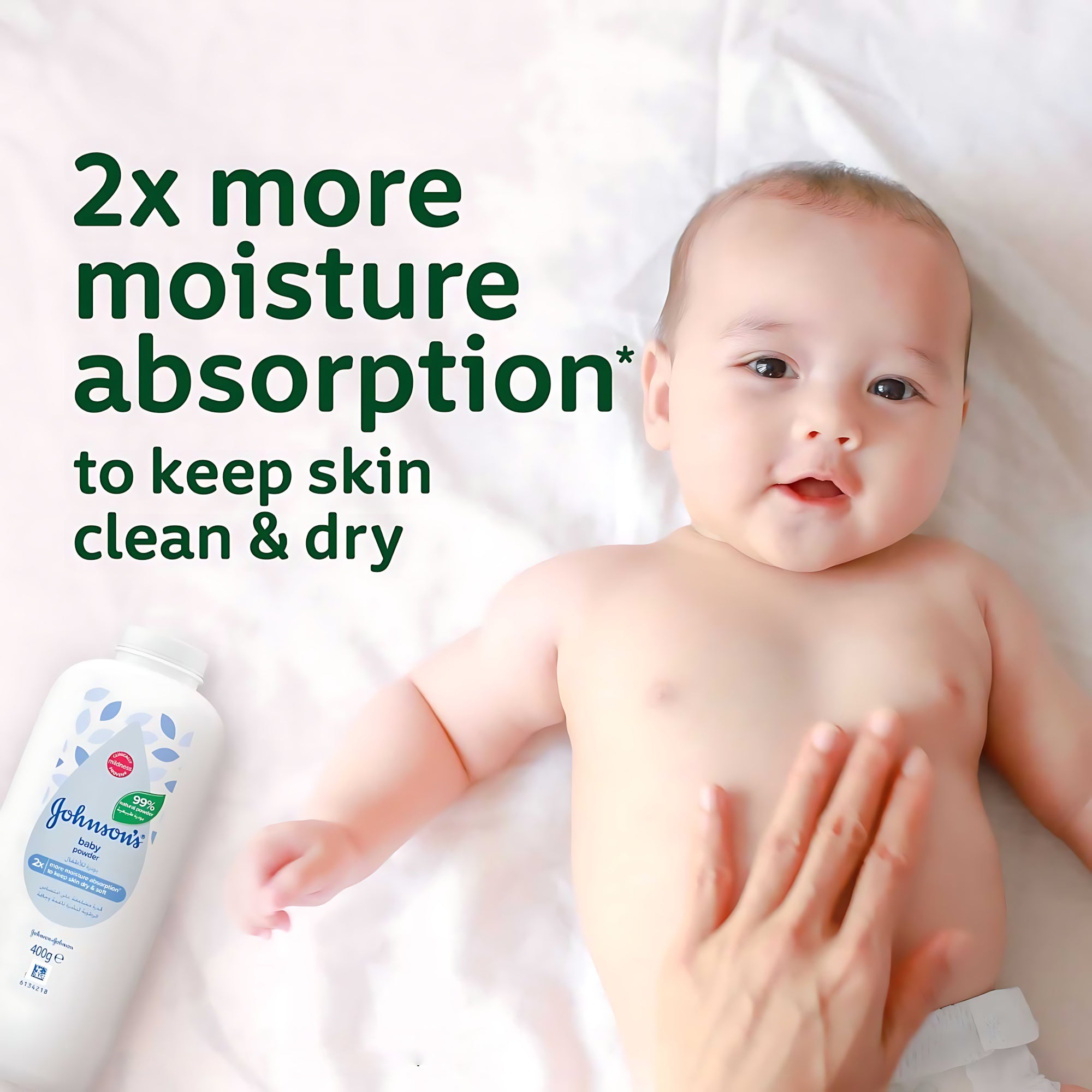 Johnson’s Cornstarch Classic Baby Powder – 400g