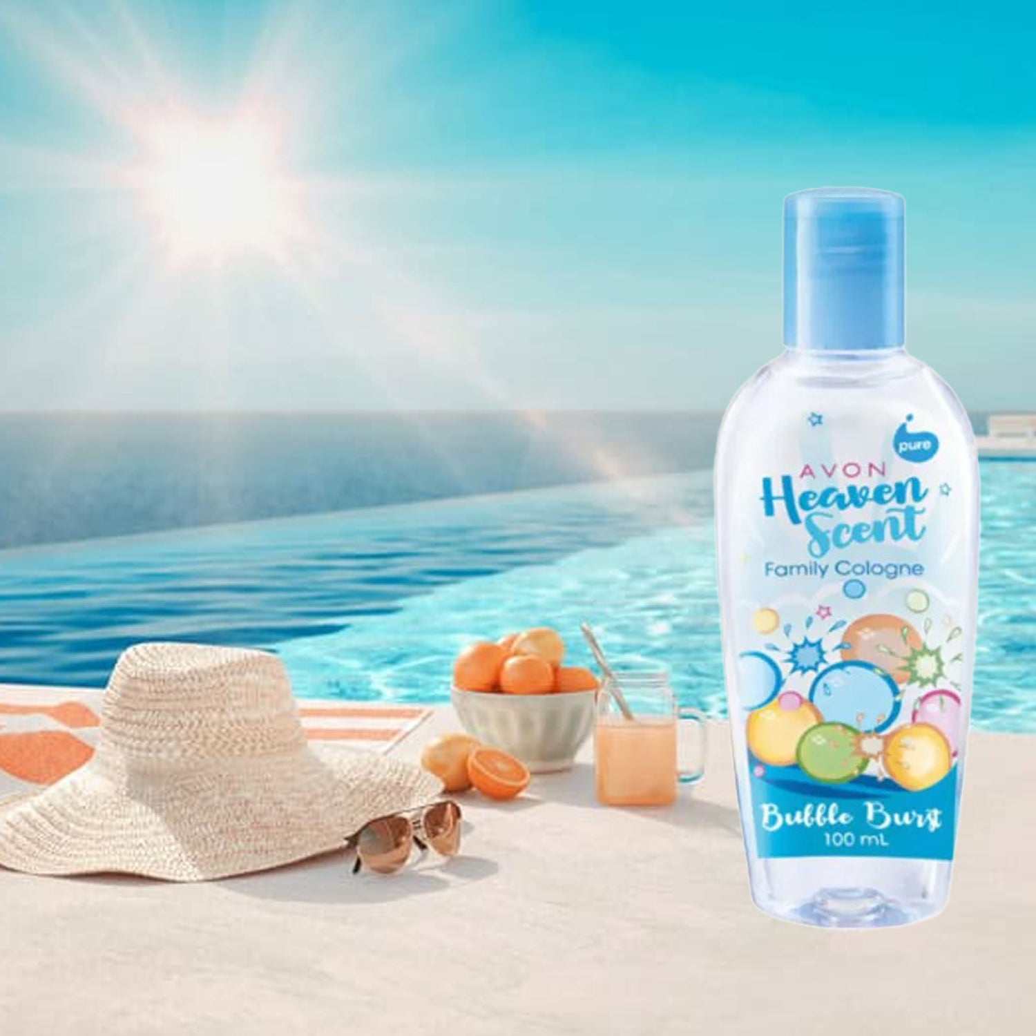 Avon Heaven Scent Family Cologne – Bubble Burst (100ml)