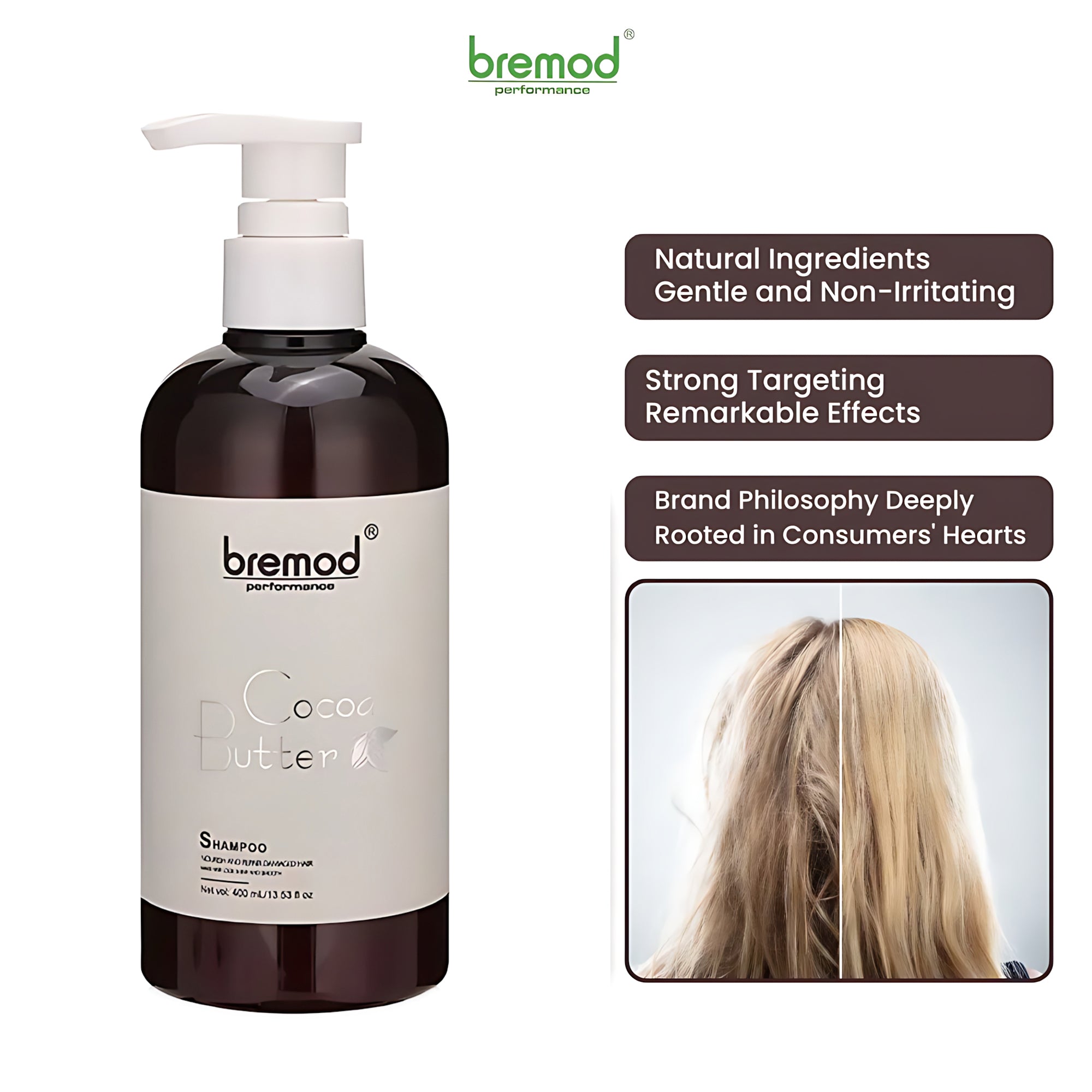 Bremod Cocoa Butter Shampoo - 400ml